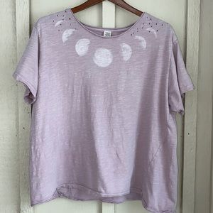 Magnolia pearl moon phases tee shirt
